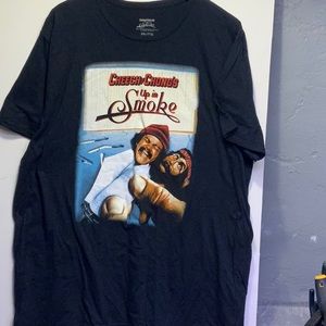 Cheech & Chong up in smoke black tee 2Xl